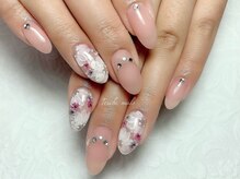 トゥーシェネイルズ(Touche'nails)/フラワーネイル
