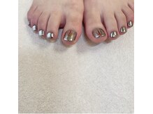 エーレネイル 梅田 中崎町(ehre nail)/ミラーネイル