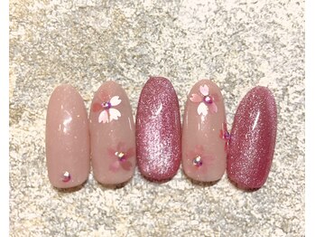 ベーシック ネイルウィザードアカデミー 麻布十番店(Basic×NailWizardAcademy)/2月【毎月厳選トレンド4種】