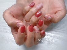 インミニネイルサロン 上野御徒町(INMENE)/大理石風ニュアンスデザイン☆