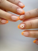 ファストネイル(FAST NAIL)/フレッシュオレンジ♪フレンチ