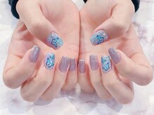 ラルネイル 大宮(Lull. nail)/#蝶々 #ラメ #キラキラ