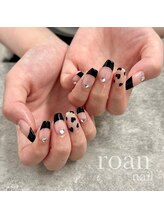 ロアンネイル(roan nail)/フレンチとハートデザイン