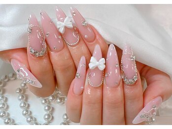 マルチューネイル 池袋(MARUCHU NAIL)/選べるベース♪パーツつけ放題