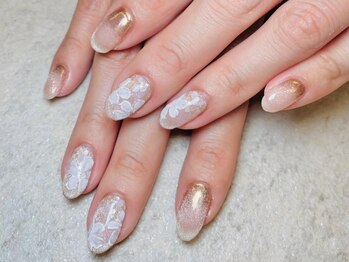 ラテネイル(Latte Nail)の写真/自爪に優しいネイルが楽しめるサロン♪人気の"自爪を削らない"パラジェルが【+￥600】でお試し頂けます◎