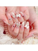 スウィートアロマネイル 恵比寿(Sweet Aroma NaiL)/ブライダル＋リボン＋ジュエル