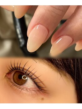 ループラス(r'oo plus)の写真/アイブロウ・まつげパーマorマツエクとネイルの同時施術OK！ハイセンス&もちの良い丁寧な施術◎時短にも♪