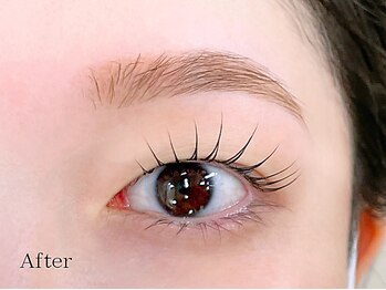 ミーナ 鍋島店(mina)/アイブロウWAX＋まつげパーマ上