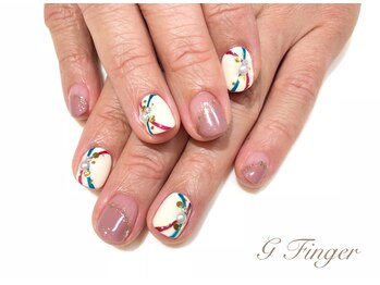 ジー フィンガー 千葉店(G)/お正月ネイル*Part2