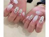 ≪華やかネイル♪≫【HAND】スカルプもパーツもOK ￥12000