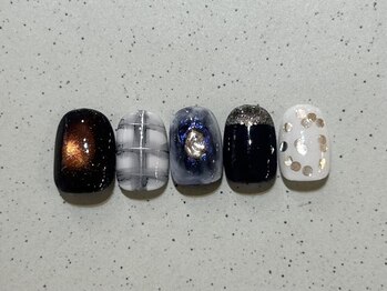 アイネイルズ 池袋店(I-nails)/個性派ネイビー