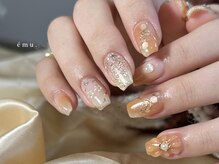 持ち込みdesignのコースで好きなネイルに＊