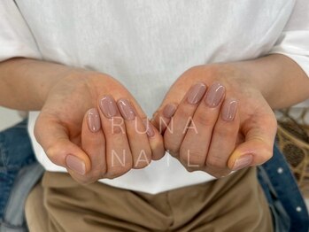 ルーナ(Runa)の写真/【ワンカラー・ラメグラ・ラメ全体¥3630】パラジェル変更+¥1100★シンプルで上品なデザインが大人気♪