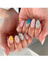 ネイルアート/スキニーフレンチ
