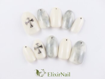 エリクサーネイル 神田(Elixir Nail)/シンプル/クーポン使用