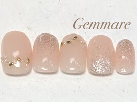 フラワービジューアートネイル