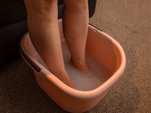 うたたね/施術の流れ（2）足湯