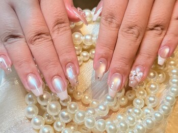 冬ネイル、持ち込みデザイン