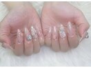ラメピンク　埋め尽くし　バラ