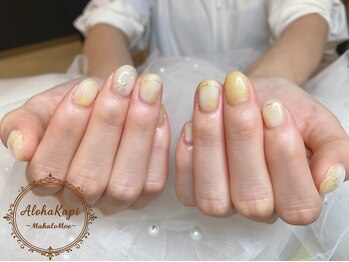 アロハカピ 川崎(AlohaKapi)の写真/【自爪に優しい"パラジェル使用&フィルイン施術"】今っぽさを取り入れた周りと差がつくシンプルネイルを*