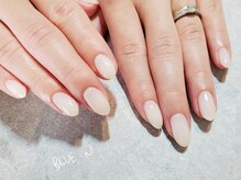 ブルーエヌ(BLUE N)/乳白色×大人上品ワンカラー