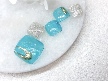 ネイルサロン ふるる 大須店/☆フットプチプラネイル☆#180