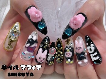 ネイルマフィア 渋谷(NAIL MAFIA)/推しネイル/3Dキャラネイル