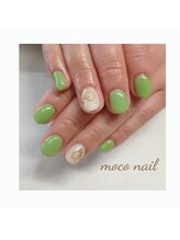 モコネイル(moco nail)/☆ワンカラー2本アート☆