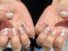 タスメット(+met)/～手書き色鉛筆dogネイル～