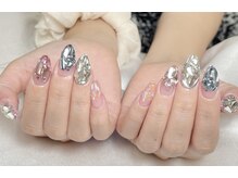 アヤメネイル/スワロ埋め尽くし