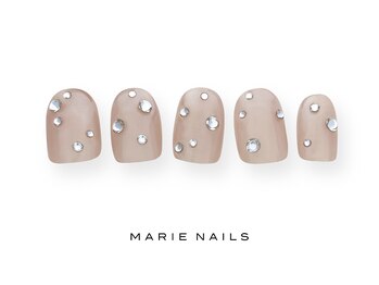 マリー ネイルズアンドラッシュアート モザイクモール港北店(MARIE NAILS & LASH ART)/定額￥7,700 ストーン 0119b