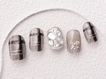 アイネイルズ 大宮店(Ｉ nails)/ブラックチェック
