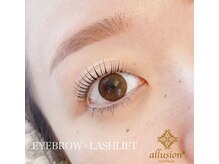 アリュージョン 橿原八木店(allusion)/眉毛/ダメージレスまつげパーマ