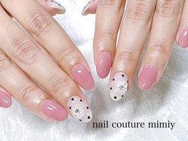 フラワー×ドットネイル☆