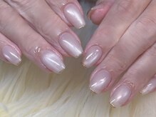 サロン ジジネイル(Salon GIGI Nail)/岡本施術・白マグネットネイル
