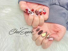 シェエスポワール(Chez Espoir)/【ジェル】バレンタインチョコ