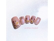 アルファ ネイルズ(ALPHA NAILS)/【特集】　Spring Foot Nail