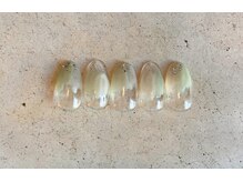 ネイルサロン エムズ(Nail Salon M's)/キラキラ塗りかけネイル