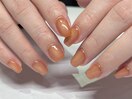 orange nail by浅川