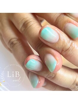 爽やか♪ミントグリーングラデ