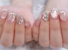 ディアリーネイル(Dearly Nail)/マグネット＆ガラスフレンチ