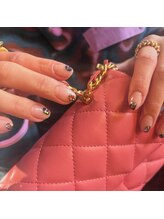 スタジオ ロワリー(studio Lowaly)/クリアネイル　ビジューネイル