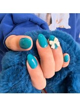 サロン ド ルネ(Salon de Lune)/パラジェル付きくすみブルー♪