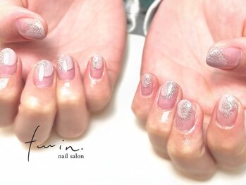 塗りかけネイル