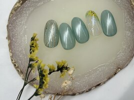 押し花 &nbsp;ミモザ &nbsp;水滴