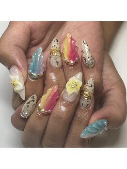 ルフリーク(Le Freak)/夏ネイル