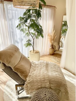 リアン ラッシュリフト(Lien LASHLIFT)/フットマッサージチェアで施術♪