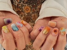 ネイルズ バイ マイ(NAILS BY MAI)/カラフルタイダイミックス