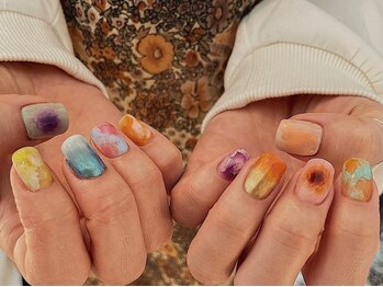ネイルズ バイ マイ(NAILS BY MAI)/カラフルタイダイミックス