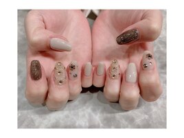 ストーンアートネイル＊¥5500